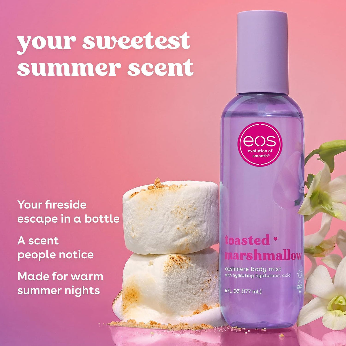 eos Toasted Marshmallow Cashmere Body Mist 177ml / 6 fl oz