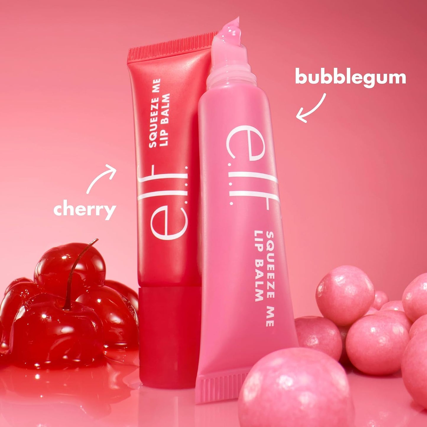 e.l.f. Squeeze Me More Cherry & Bubblegum Lip Balm Duo 2-Pack