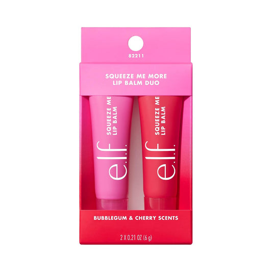 e.l.f. Squeeze Me More Cherry & Bubblegum Lip Balm Duo 2-Pack
