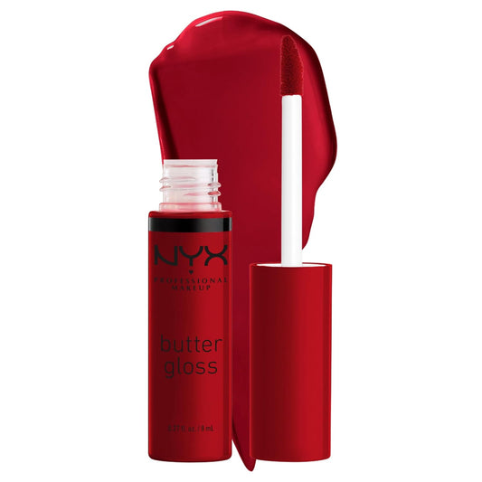 NYX Professional Makeup Rocky Road (Wine) Butter Gloss Non-Sticky Lip Gloss 8ml