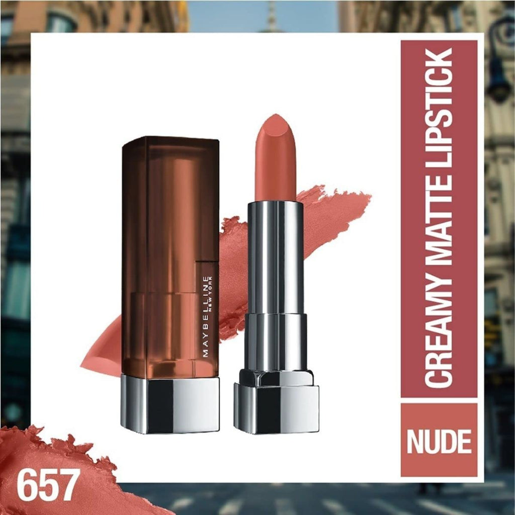 Maybelline Color (Sensational Nude) Nuance Medium Nude Matte Lipstick - 1 Count