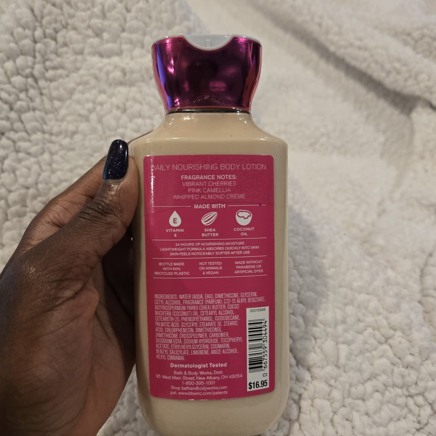 SCRATCHED BOTTLE Bath & Body Works Perfect in Pink Body Lotion 236Ml