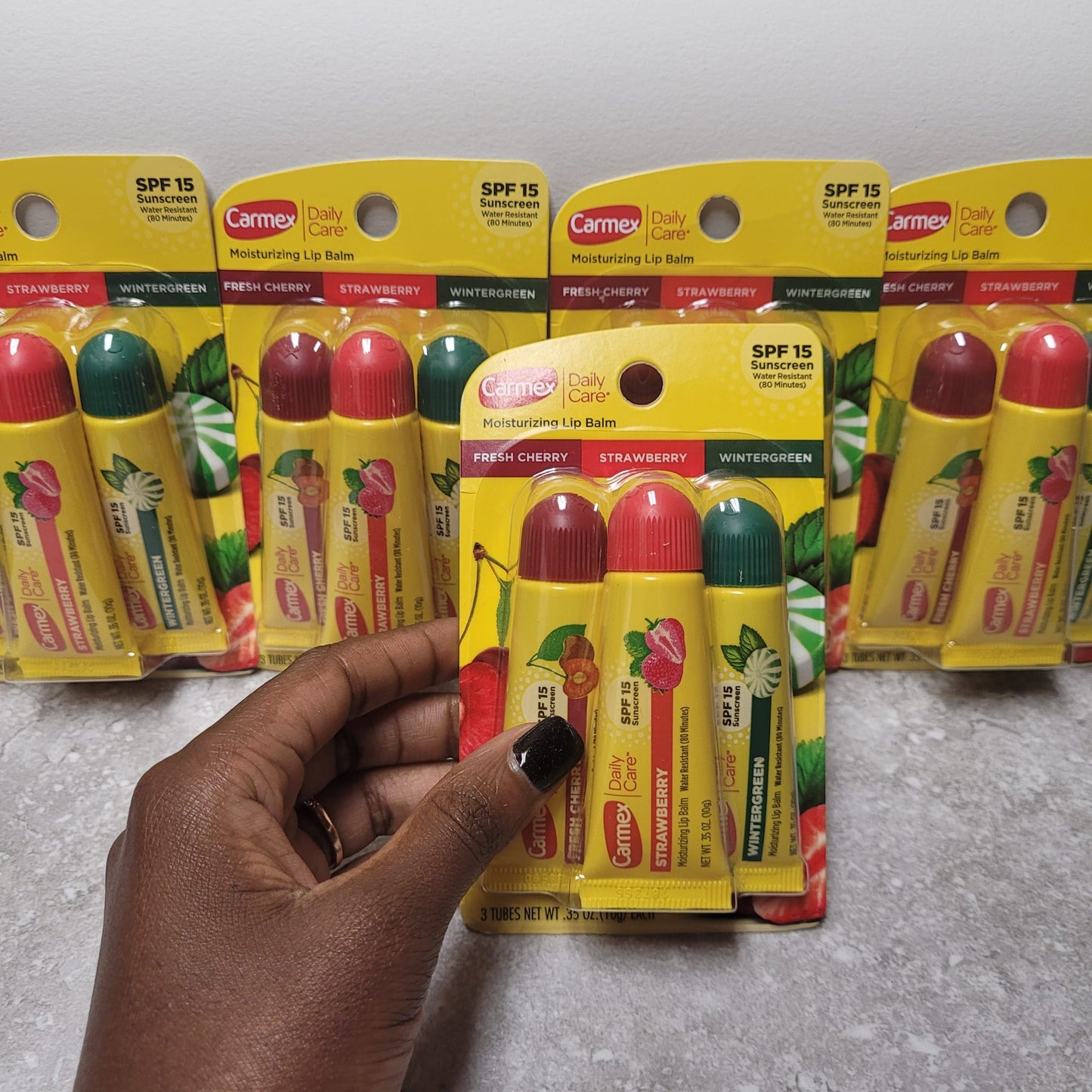 Carmex  Lip Balm Tubes SPF 15 (3 Pack)