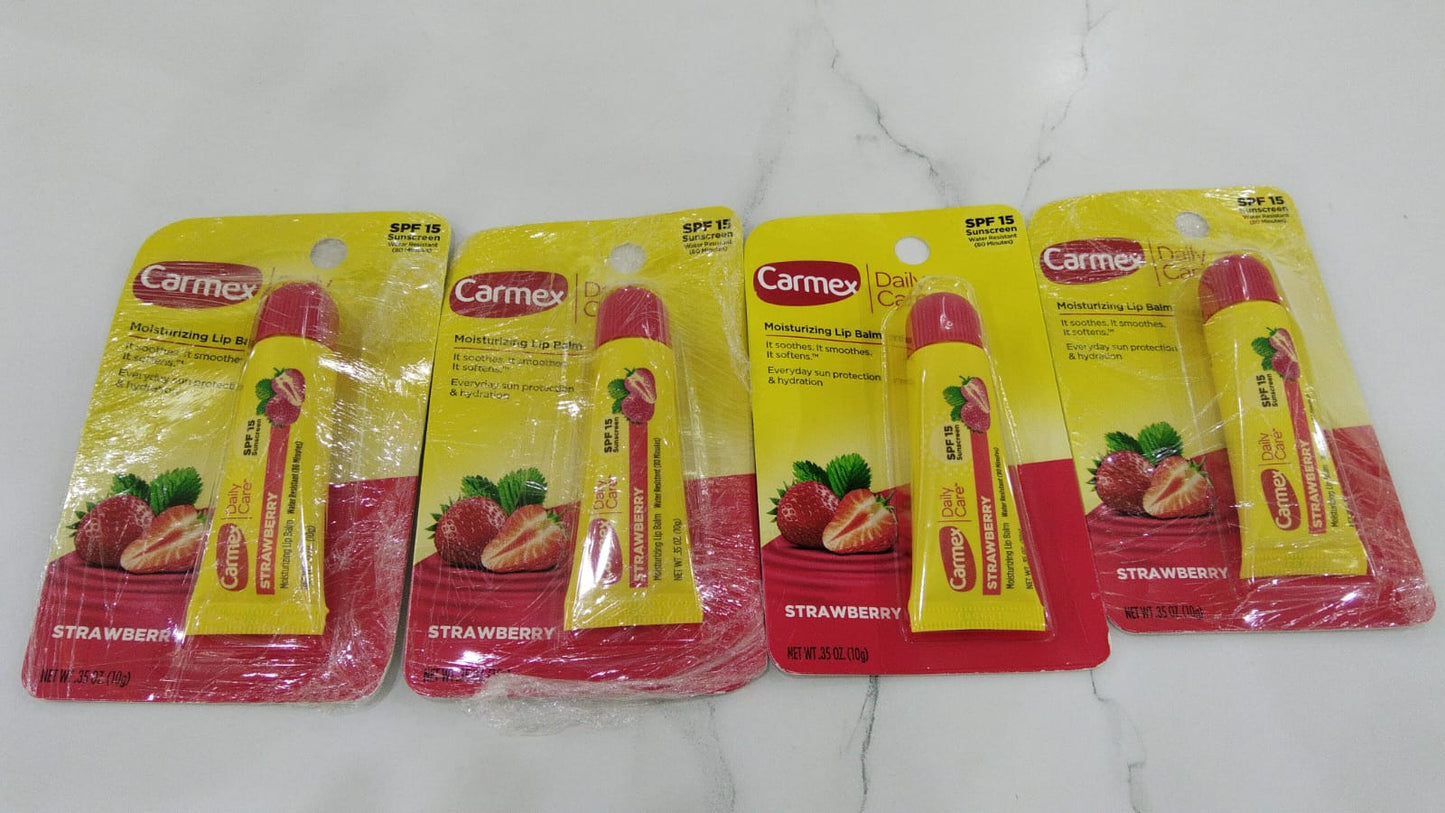 Carmex Daily Care Lip Balm Strawberry SPF 15 10g