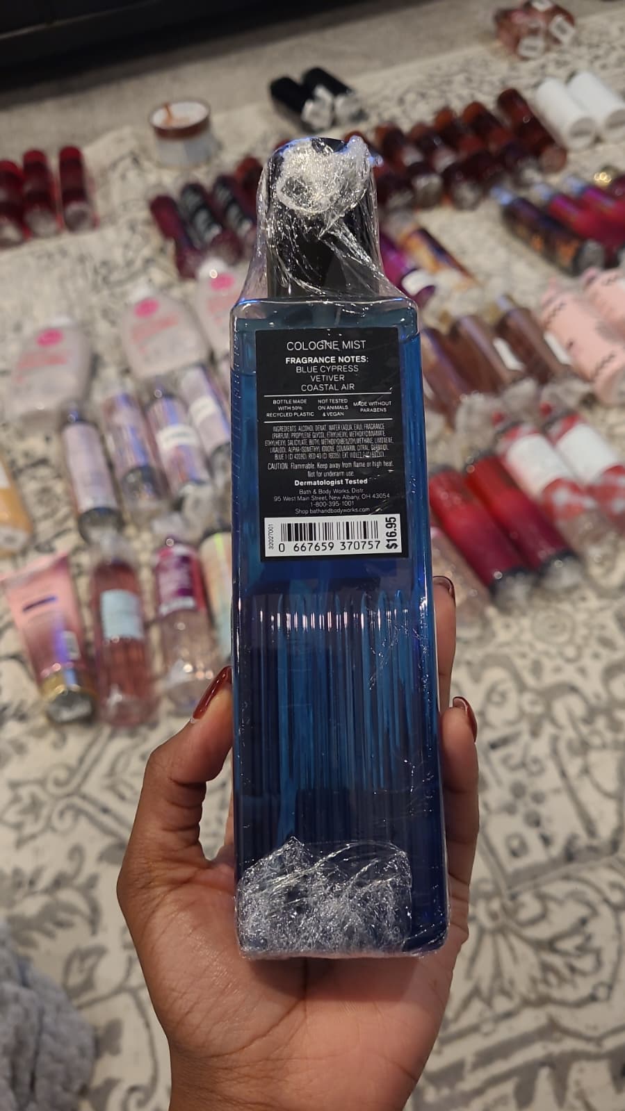 Bath & Body Works Ocean Cologne Mist for Men 236ml