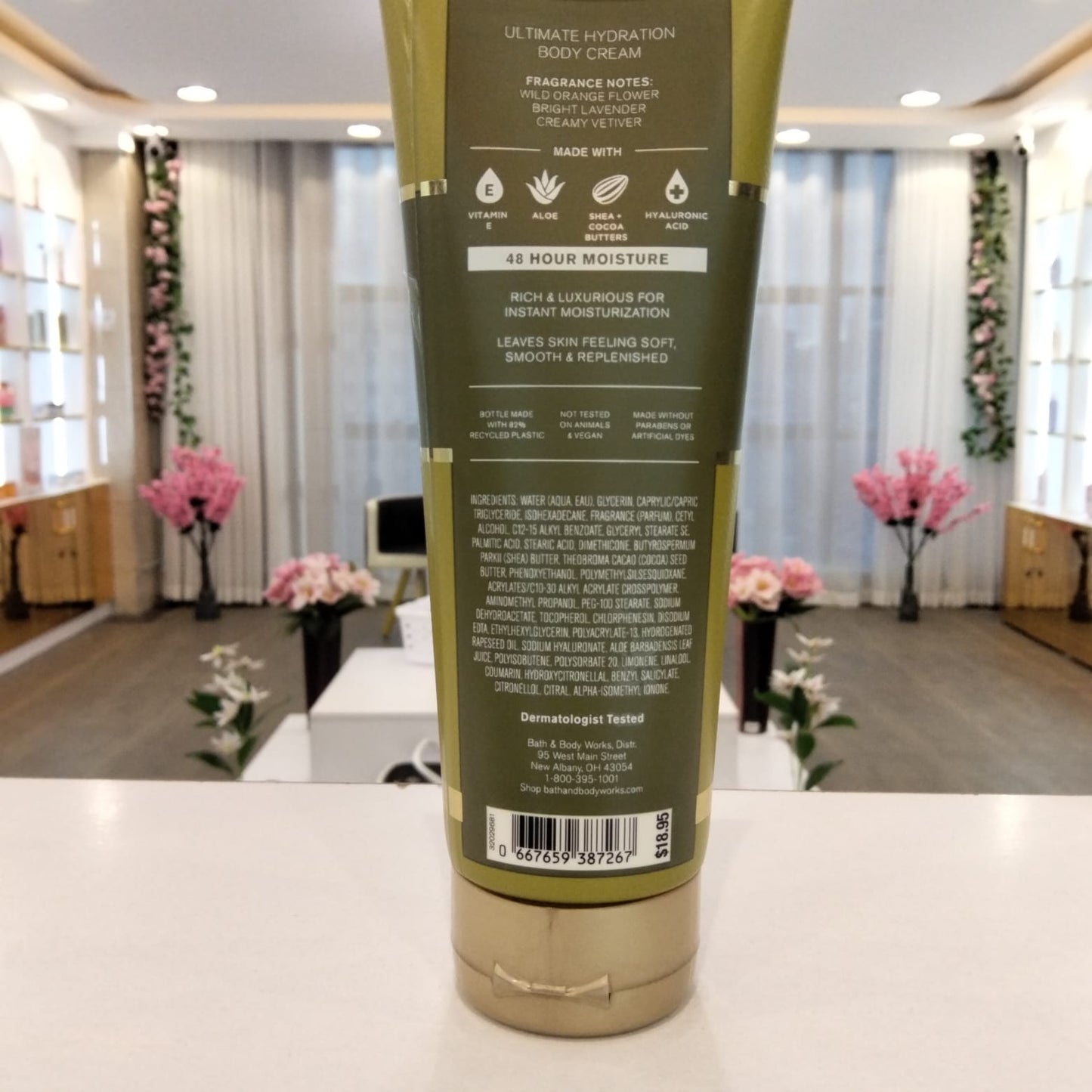 Bath & Body Works Free As A Flower Ultimate Hydration Body Cream 226g