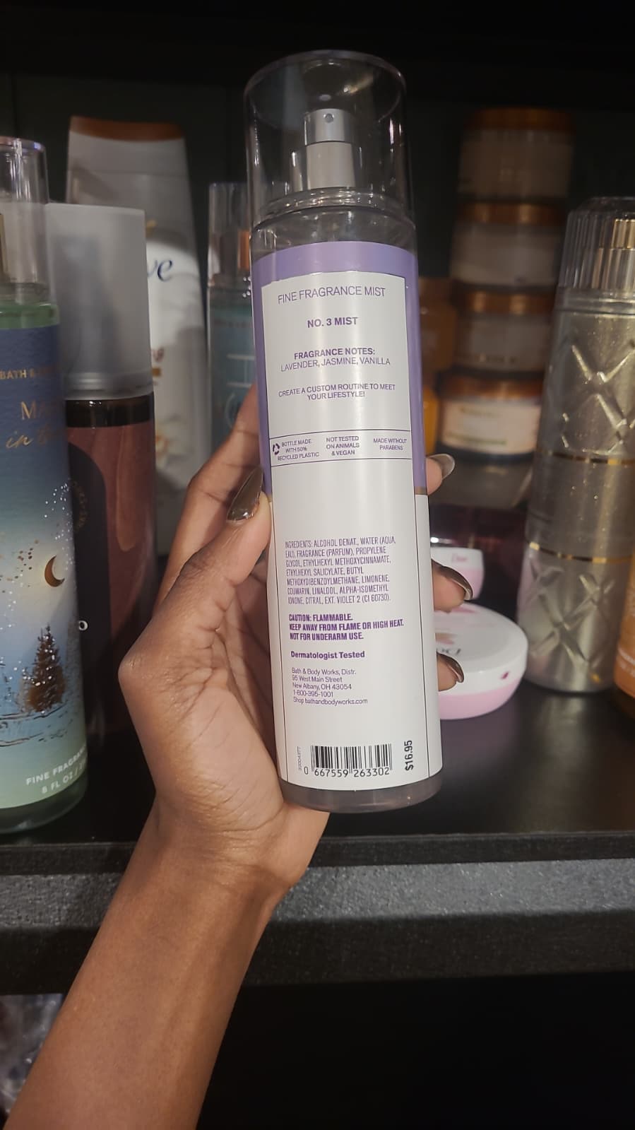 Bath & Body Works Lavender No. 3 Fine Fragrance Mist 236ml