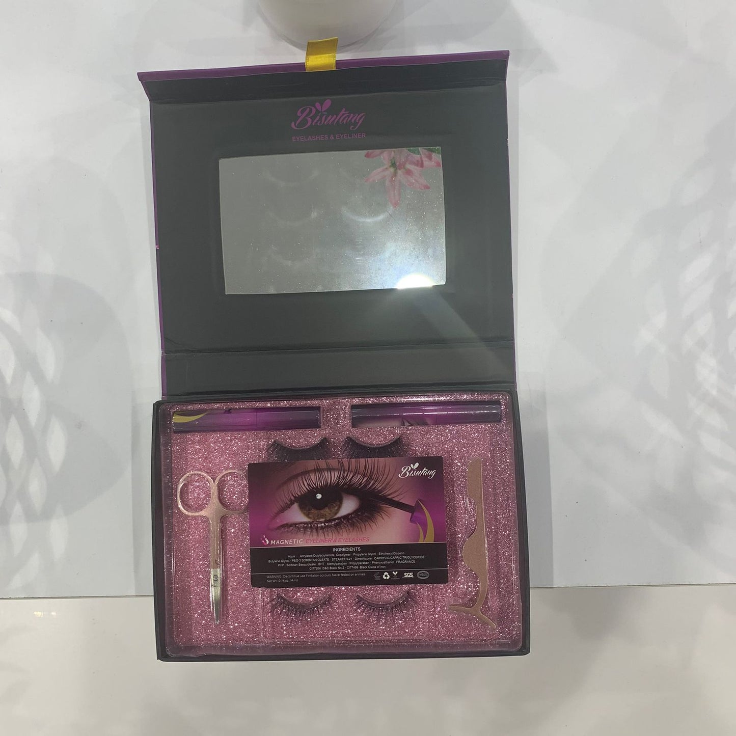 Bisutang Magnetic False Eyelashes with Eyeliner Kit