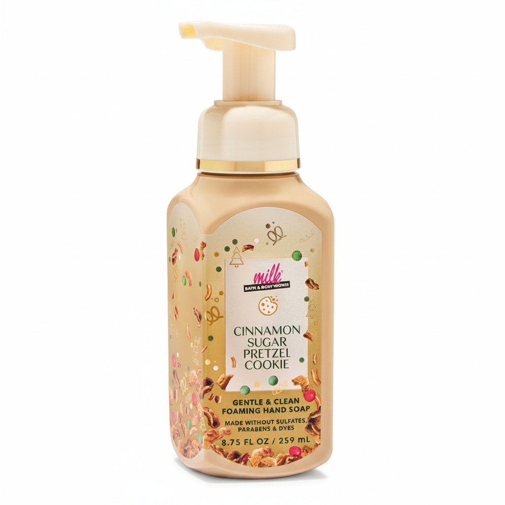 Bath & Body Works Milk Cinnamon Sugar Pretzel Cookie Foaming Hand Soap
