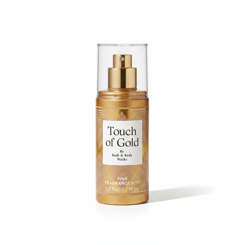 Bath & Body Works Touch of Gold 1024x1024 white background