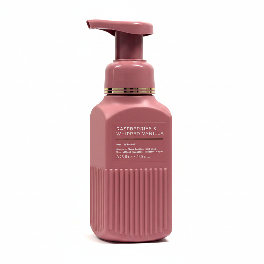 Bath & Body Works White Barn Raspberries & Whipped Vanilla Foaming Hand Soap