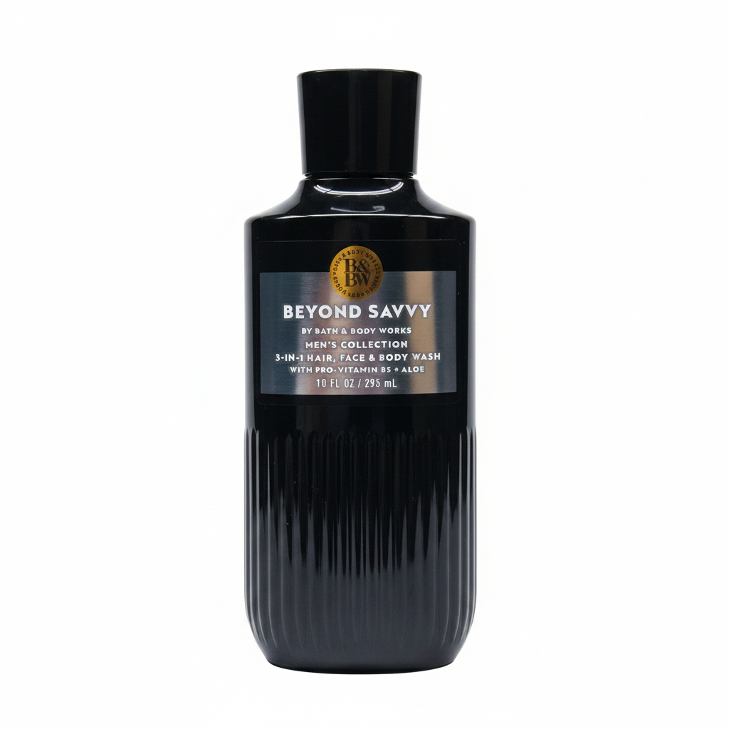 Beyond Savvy 3-in-1 Body Wash White Background