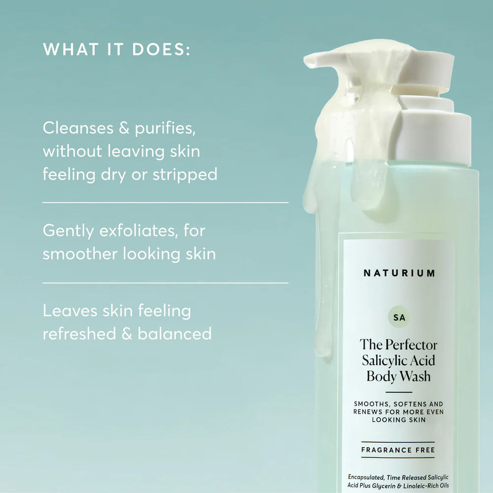 NATURIUM The Perfector Salicylic Acid Face & Body Wash 500ml