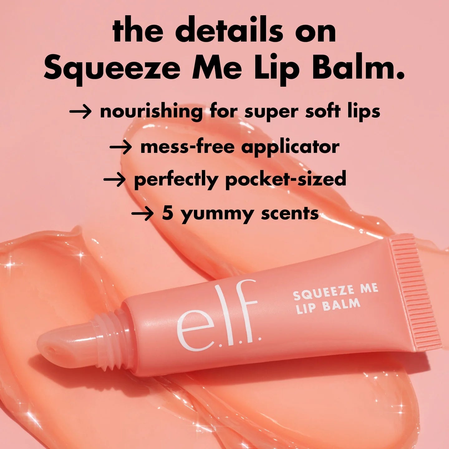 e.l.f. Squeeze Me Strawberry Moisturizing Lip Balm 6g / 0.21 oz