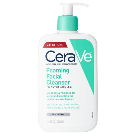 CeraVe Normal to Oily Skin Foaming Facial Cleanser 473 ml
