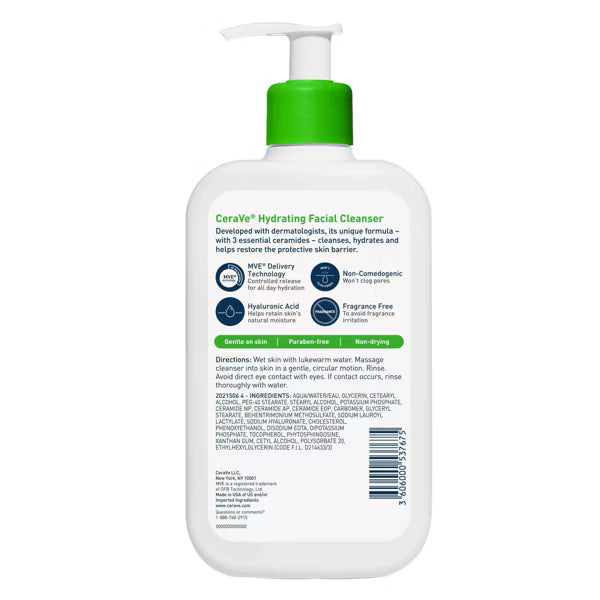 Cerave Normal to Dry Facial Cleanser 473ml