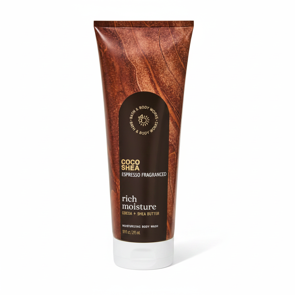 Coco Shea Espresso Body Wash White Background