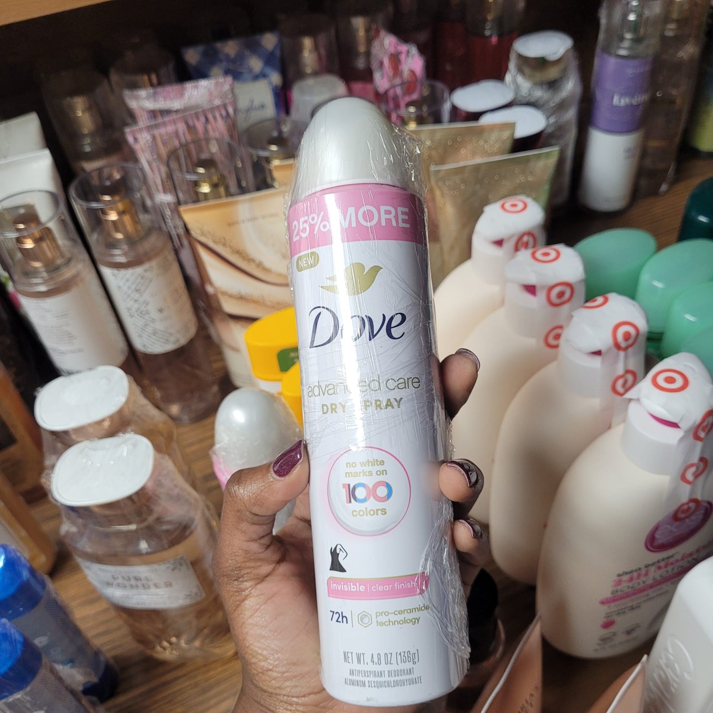 Dove Advanced Care Clear Finish 72-Hour Dry Spray Antiperspirant & Deodorant (136 g)