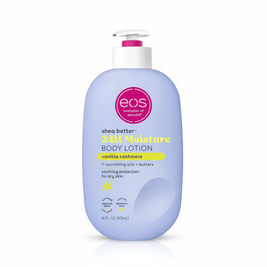 eos Shea Better 24H Moisture Body Lotion Vanilla Cashmere 16 fl oz