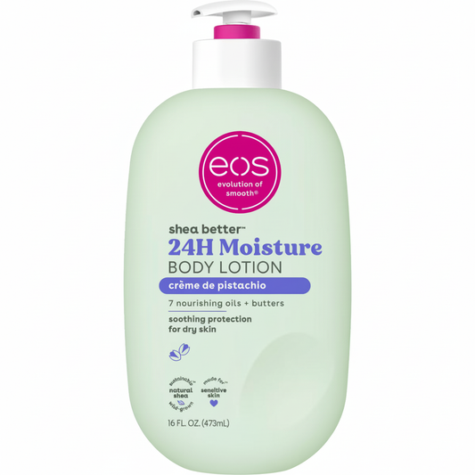 eos Shea Better 24H Moisture Body Lotion Crème de Pistachio 16 fl oz