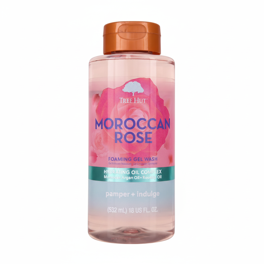 Tree Hut Moroccan Rose Foaming Gel Body Wash (532 ml)