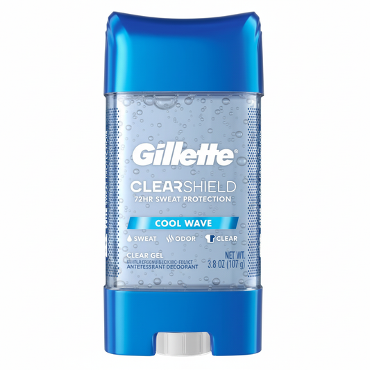 Gillette Clear Shield Cool Wave 72HR Clear Gel Antiperspirant Deodorant