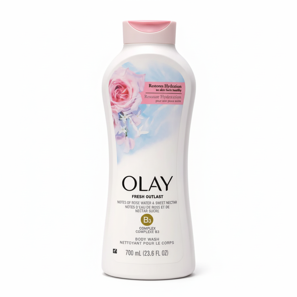 Olay Fresh Outlast Rose Water & Sweet Nectar Body Wash