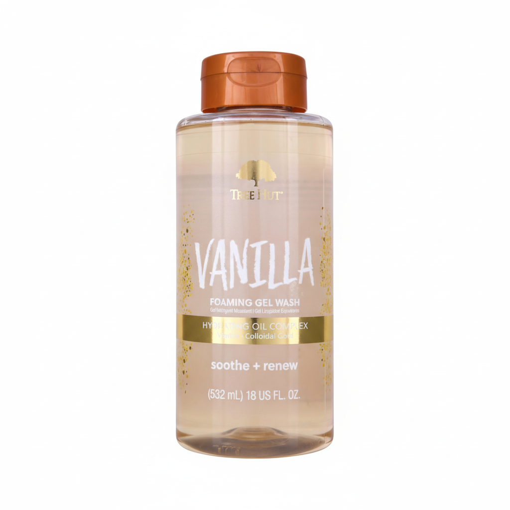 Tree Hut Vanilla Foaming Gel Body Wash (532 ml)