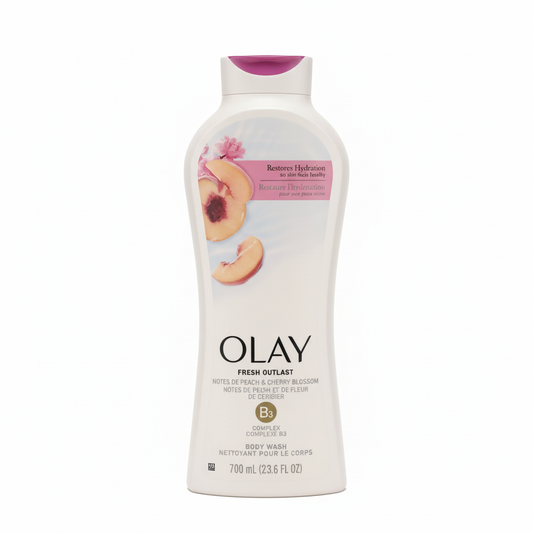 Olay Fresh Outlast Body Wash – Peach & Cherry Blossom (700 ml)