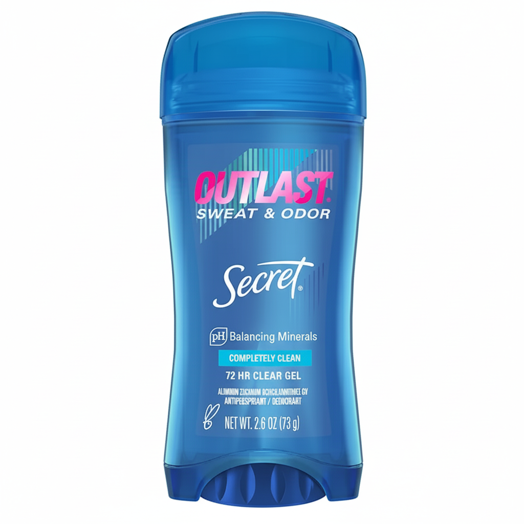 Secret Outlast Completely Clean 72HR Clear Gel Antiperspirant Deodorant
