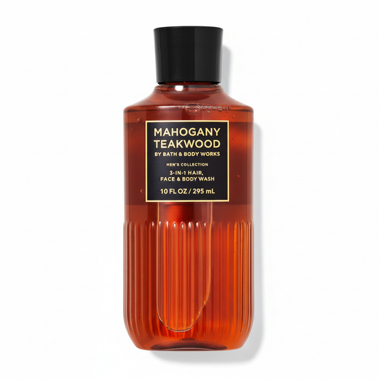 Mahogany Teakwood 3-in-1 Hair, Face & Body Wash