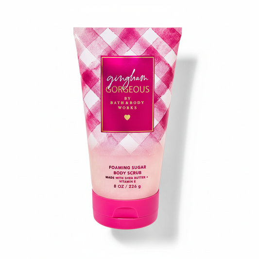 Gingham Gorgeous Foaming Sugar Body Scrub