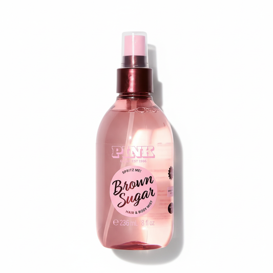 PINK Spritz Me! Brown Sugar Hair & Body Mist 236ml