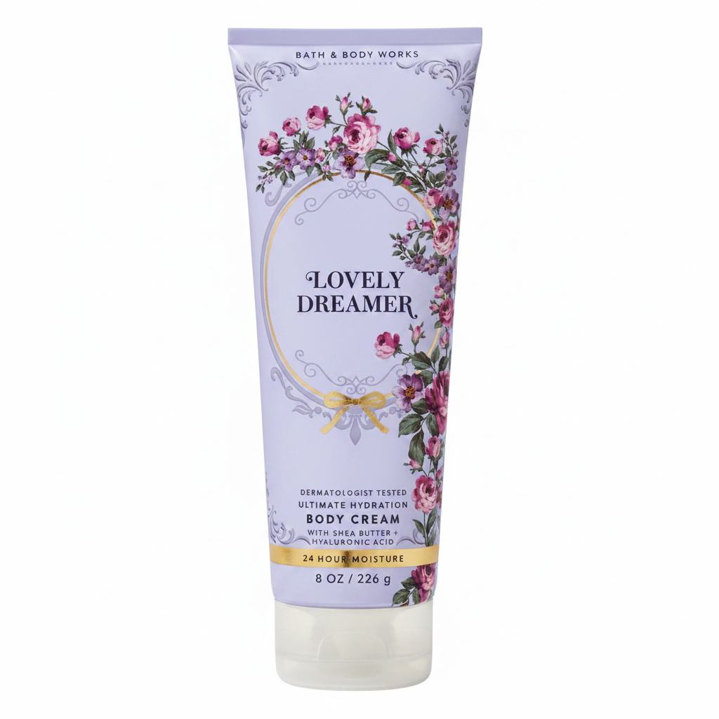 Lovely Dreamer Body Cream White Background