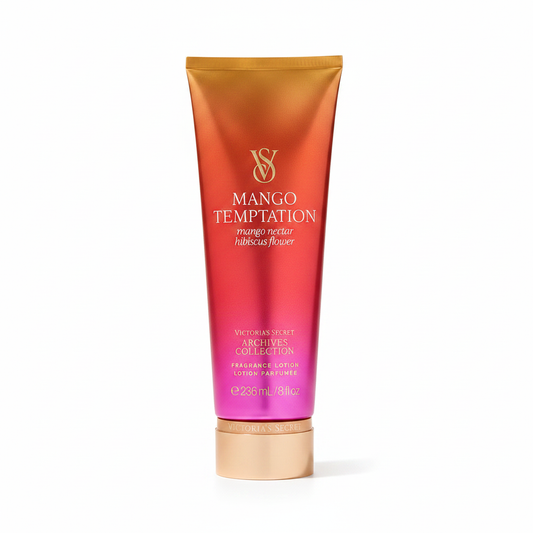 Mango Temptation Fragrance Lotion White Background