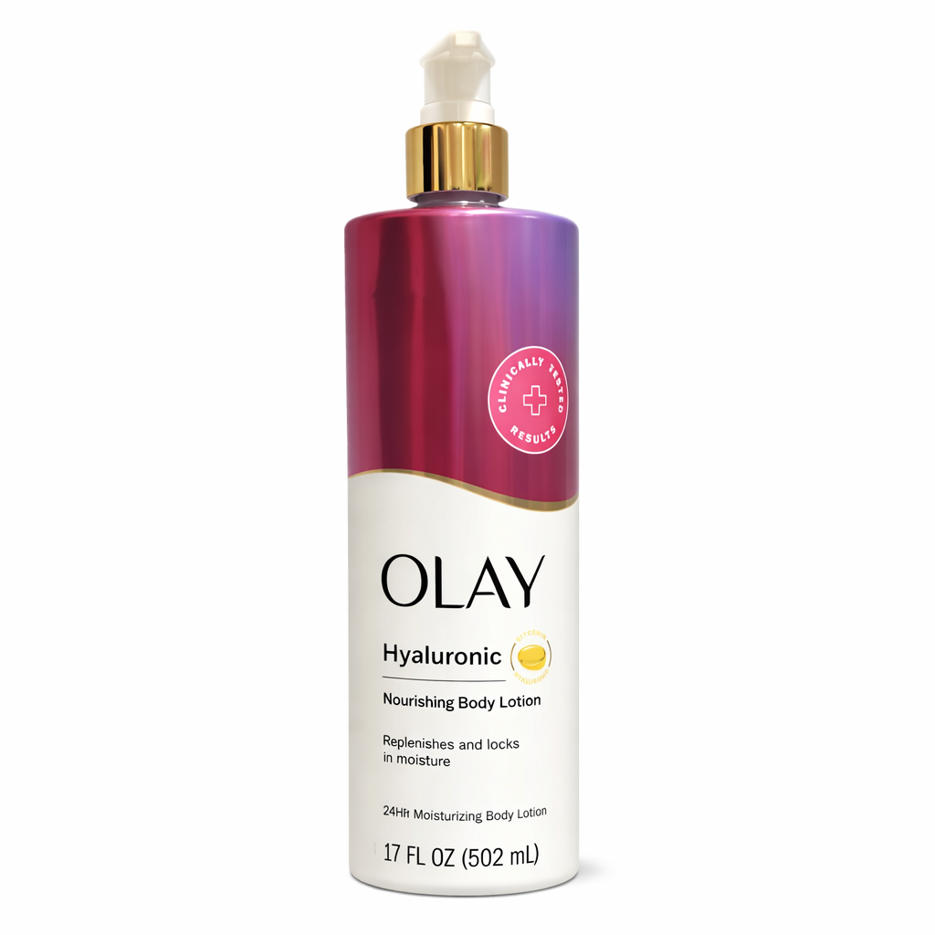 Olay Nourishing & Hydrating Body Lotion with Hyaluronic Acid (502 ml)