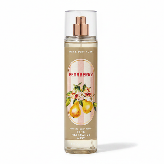 Pearberry Fine Fragrance Mist White Background