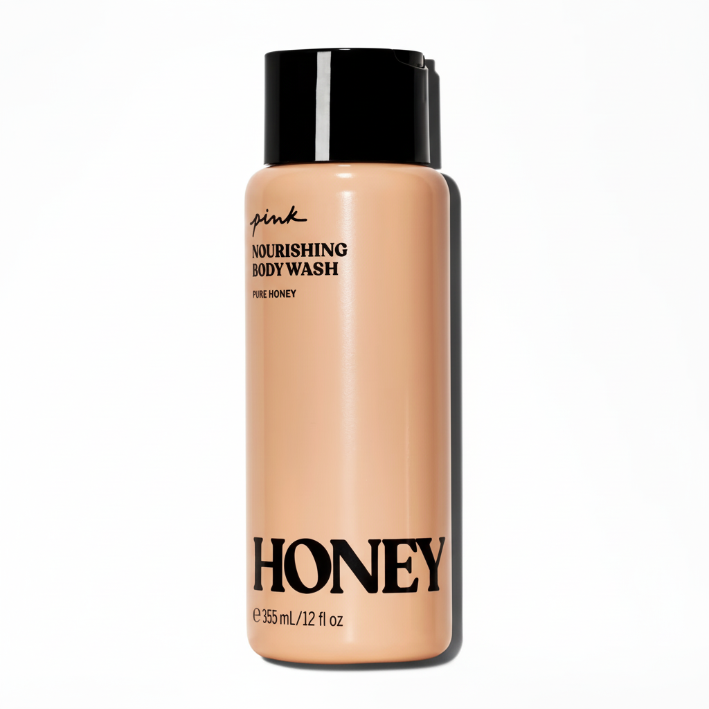 PINK Pure Honey Body Wash 1024x1024
