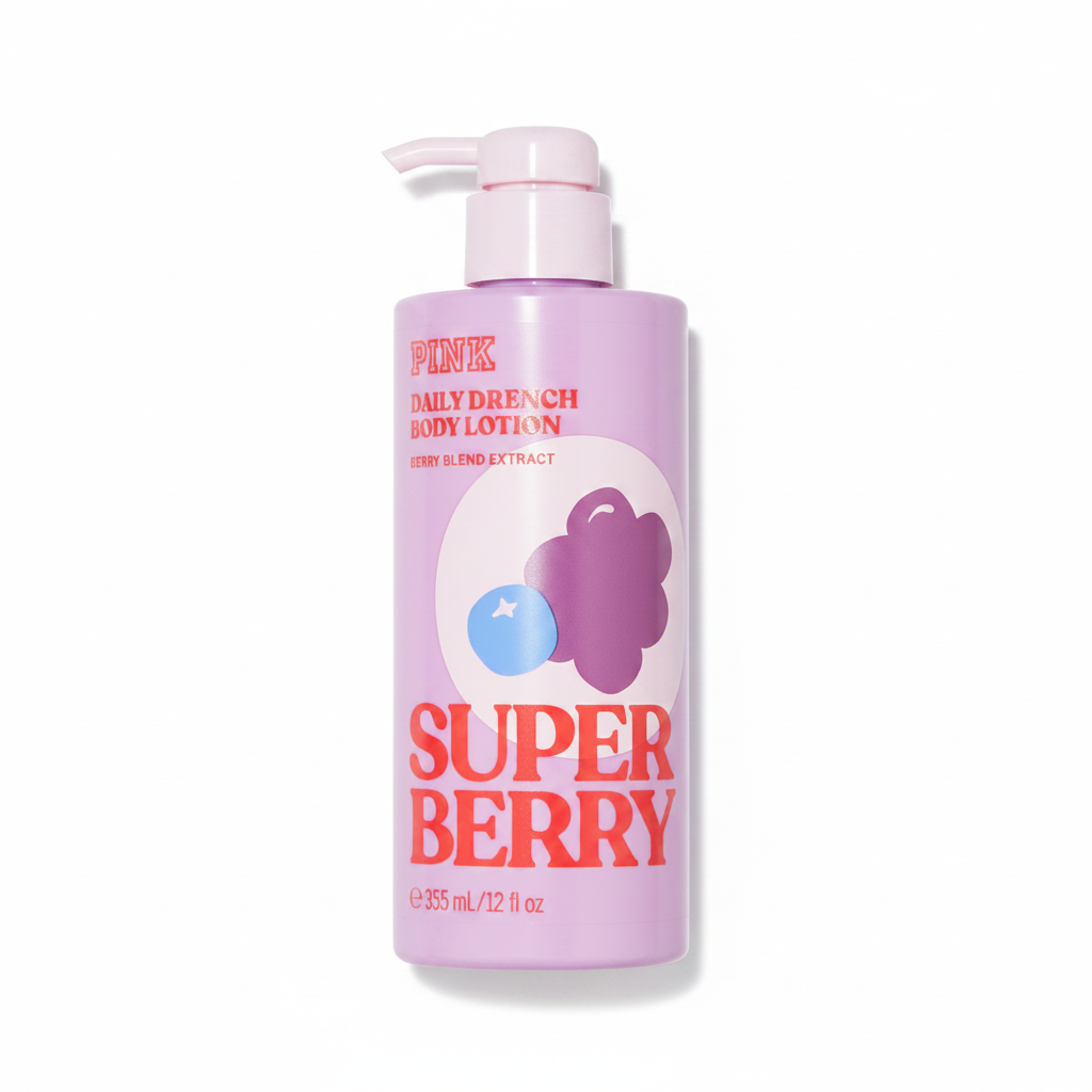 PINK Super Berry Daily Drench Body Lotion