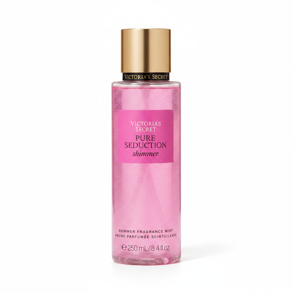 Pure Seduction Shimmer Mist White Background