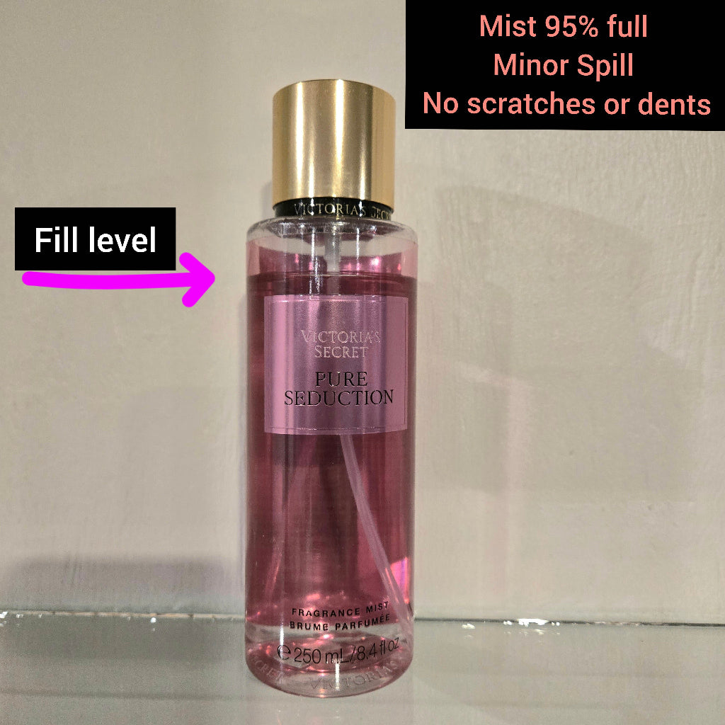 SPILLED Victoria’s Secret Pure Seduction Fine Fragrance Mist 250ml / 8.4 fl oz