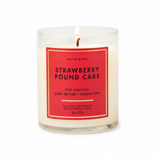 Strawberry Pound Cake Candle