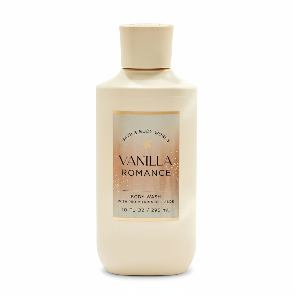 Vanilla Romance Body Wash - White Background